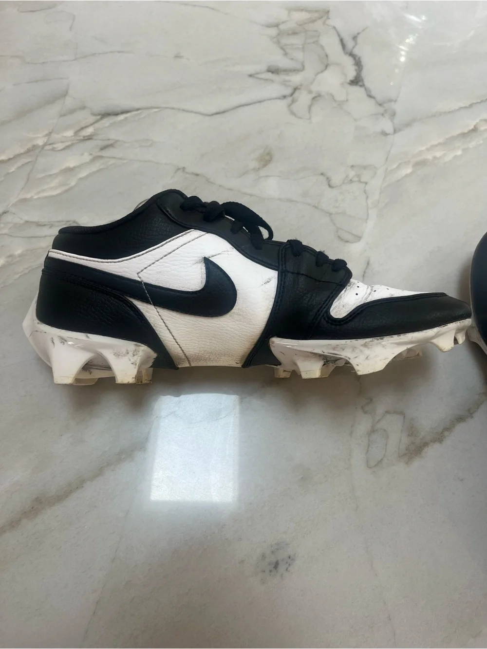 Nike Kids Black and White Jordan Low Top Sneakers
